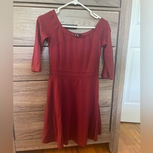 LULUS maroon dress